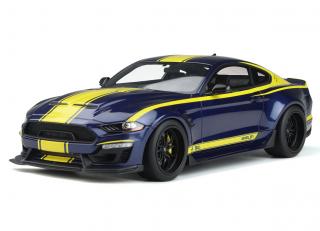 SHELBY SUPER SNAKE "BLUE HORNET" KONA BLUE 2021 GT Spirit 1:18 Resinemodell (Türen, Motorhaube... nicht zu öffnen!)