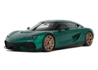 KOENIGSEGG GEMERA RACING GREEN 2024 GT Spirit 1:18 Resinemodell (Türen, Motorhaube... nicht zu öffnen!)