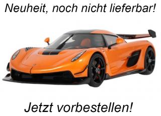 KOENIGSEGG JESKO ATTACK TANG ORANGE GT Spirit 1:18 Resinemodell (Türen, Motorhaube... nicht zu öffnen!) <br> Available from end of May 2024