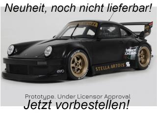 RWB STELLA ARTOIS BLACK 2010 Porsche 911 GT Spirit 1:18 Resinemodell (Türen, Motorhaube... nicht zu öffnen!)<br> Disponible à partir de fin novembre 2024