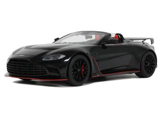 ASTON MARTIN V12 VANTAGE ROADSTER ONYX BLACK 2023 GT Spirit 1:18 Resinemodell (Türen, Motorhaube... nicht zu öffnen!)