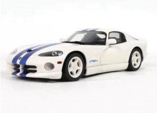 DODGE VIPER GTS WHITE 1996 GT Spirit 1:18 Resinemodell (Türen, Motorhaube... nicht zu öffnen!)
