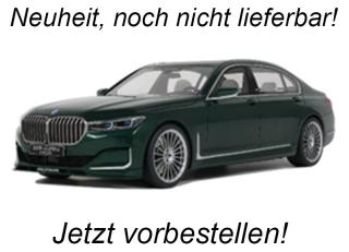 BMW ALPINA B7 GREEN 2022 GT Spirit 1:18 Resinemodell (Türen, Motorhaube... nicht zu öffnen!) Lieferbar ab Ende November 2025