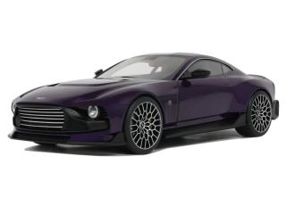 ASTON MARTIN VALOUR PURPLE 2023 GT Spirit 1:18 Resinemodell (Türen, Motorhaube... nicht zu öffnen!)