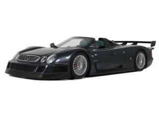 MERCEDES-BENZ CLK- GTR ROADSTER GREY 1999 GT Spirit 1:18 Resinemodell (Türen, Motorhaube... nicht zu öffnen!)