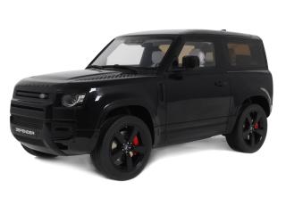LAND ROVER DEFENDER 90 P400 X-DYNAMIC HSE BLACK 2021 GT Spirit 1:18 Resinemodell (Türen, Motorhaube... nicht zu öffnen!)