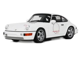 PORSCHE 911 [964] CARRERA CUP USA EDITION WHITE 1992 GT Spirit 1:18 Resinemodell (Türen, Motorhaube... nicht zu öffnen!)