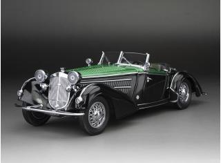 HORCH 855 ROADSTER 1939 – Black / Dark Green SunStar Metallmodell 1:18