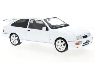 Ford Sierra RS Cosworth, weiss, 1988 IXO 1:18 Metallmodell (Türen/Hauben nicht zu öffnen!)