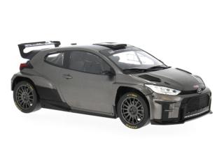 Toyota GR Yaris Rally2, grau, 2024 IXO 1:18 Metallmodell (Türen/Hauben nicht zu öffnen!)