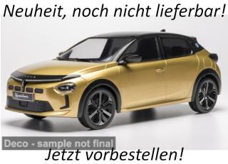 Lancia Ypsilon, gelb/schwarz, 2025 IXO 1:18 Metallmodell (Türen/Hauben nicht zu öffnen!) <br> Liefertermin nicht bekannt