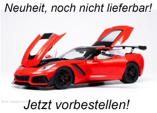 Chevrolet Corvette C7 ZR1, rot, 2019 IXO 1:18 Metallmodell Liefertermin nicht bekannt
