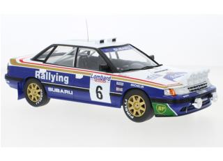 Subaru Legacy RS, No.6, Roth. Racing, RAC Rally, M.Alen/I.Kivimäki, 1991 IXO 1:18 Metallmodell (Türen/Hauben nicht zu öffnen!)