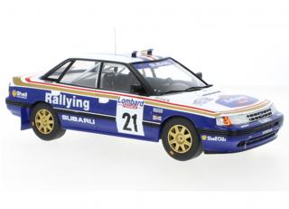 Subaru Legacy RS, No.21, Roth. Racing, RAC Rally, C.McRae/D.Ringer, 1991 IXO 1:18 Metallmodell (Türen/Hauben nicht zu öffnen!)