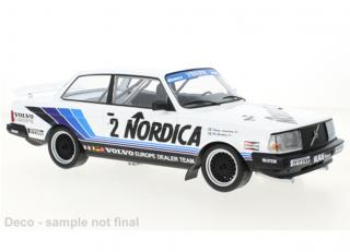 Volvo 240 Turbo, No.2, Volvo Europe Dealer Team, Nordica, ETCC, Brünn,  U.Granberg/T.Lindström, 1986 IXO 1:18 Metallmodell (Türen/Hauben nicht zu