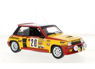 Renault 5 Turbo, No.20, Calberson , Rally WM, Rally Monte Carlo , B.Saby/D.Le Saux, 1981 IXO 1:18 Metallmodell (Türen/Hauben nicht zu öffnen!)