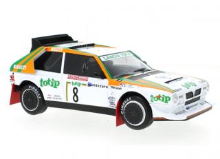 Lancia Delta S4, No.8, Rally San Remo, 1986 D.Cerrato/G.Cerri IXO 1:18 Metallmodell (Türen/Hauben nicht zu öffnen!)