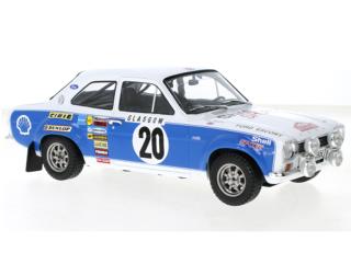 Ford Escort MK I RS 1600, No.20, Rally Monte Carlo , H.Mikkola/J.Porter, 1973 IXO 1:18 Metallmodell (Türen/Hauben nicht zu öffnen!)