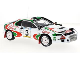 Toyota Celica Turbo 4WD (ST185), No.3, Safari Rally, 1993 I.Duncan/I.Munro IXO 1:18 Metallmodell (Türen/Hauben nicht zu öffnen!)