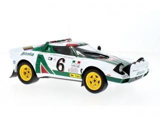 Lancia Stratos HF, No.6, Rally Monte Carlo , B.Waldegard/H.Thorszelius, 1976 IXO 1:18 Metallmodell (Türen/Hauben nicht zu öffnen!)
