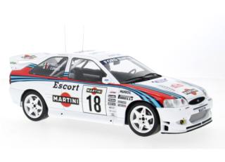 Ford Escort WRC, Rallye Sanremo, 1998, #18 G.Cunico / L.Pirollo IXO 1:18 Metallmodell (Türen/Hauben nicht zu öffnen!)