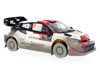 Toyota GR Yaris Rally1 Hybrid, No.69, Rallye WM, Safari Rally, 2023 K.Rovanperä/J.Halttunen IXO 1:18 Metallmodell (Türen/Hauben nicht zu öffnen!)