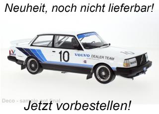 Volvo 240 Turbo, RHD, No.10, Volvo Dealer Team, ATCC, R.Francevic, 1986 IXO 1:18 Metallmodell (Türen/Hauben nicht zu öffnen!) <br> Date de parution inconnue