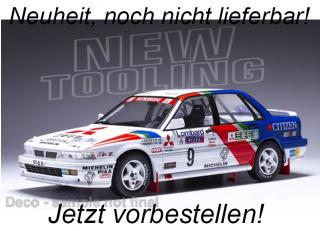 Mitsubishi Galant VR-4, No.4, RAC Rally, A.Vatanen/B.Berglund, 1990 MCG 1:18 Metallmodell, Türen und Hauben nicht zu öffnen<br> Availability unknown