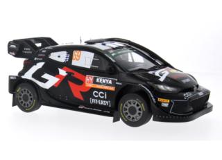 Toyota Yaris Rally 1, WRC, Safari Rallye Kenia, 2024, #69 K.Rovanperä/ J.Halttunen IXO 1:18 Metallmodell (Türen/Hauben nicht zu öffnen!)