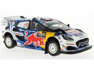 Ford Puma Rally 1, WRC, Safari Rallye Kenia, 2024, #16 A.Fourmaux/A.Coria IXO 1:18 Metallmodell (Türen/Hauben nicht zu öffnen!)