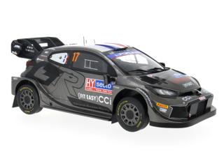 Toyota GR Yaris Rally1 Hybrid, Rally WM, Rally Finland, 2024, #17 S.Ogier / V.Landais IXO 1:18 Metallmodell (Türen/Hauben nicht zu öffnen!) <br> Liefertermin nicht bekannt