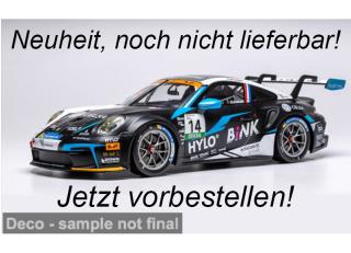 Porsche 911 GT3 Cup, Porsche Cup Oschersleben, 2024, #14 IXO 1:18 Metallmodell (Türen/Hauben nicht zu öffnen!)  Liefertermin nicht bekannt