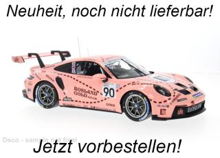 Porsche 911 GT3 Cup, Porsche Cup Brands Hatch, 2023, #90 IXO 1:18 Metallmodell (Türen/Hauben nicht zu öffnen!) Liefertermin nicht bekannt