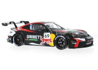 Porsche 911 GT3 Cup, Porsche Cup Zolder, 2024, #69, IXO 1:18 Metallmodell (Türen/Hauben nicht zu öffnen!)  Lieferbar ab Ende Februar 2026