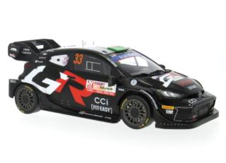 Toyota GR Yaris Rally1 Hybrid, WRC Rally Japan, 2024, #33 E.Evans / S.Martin IXO 1:18 Metallmodell (Türen/Hauben nicht zu öffnen!)
