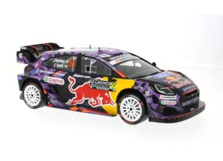Ford Puma Rally1, WRC, Rally Monte Carlo, 2025, #55 J.McErLean / E.Treacy IXO 1:18 Metallmodell (Türen/Hauben nicht zu öffnen!)