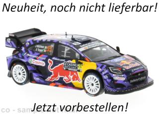 Ford Puma Rally1, WRC, Rally Monte Carlo, 2025, #55 J.McErLean / E.Treacy IXO 1:18 Metallmodell (Türen/Hauben nicht zu öffnen!)  Available from August 2026
