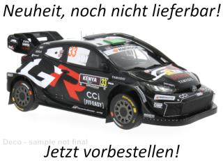 Toyota GR Yaris Rally1, Safari Rallye Kenia, 2025, #33, E.Evans/S.Martin IXO 1:18 Metallmodell Liefertermin nicht bekannt