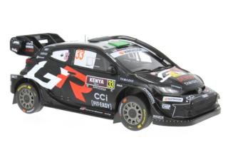 Toyota GR Yaris Rally1, Safari Rallye Kenia, 2025, #33, E.Evans/S.Martin IXO 1:18 Metallmodell