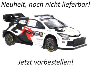 Toyota GR Yaris Rally1, Safari Rallye Kenia, 2025, #5, S.Pajari/M.Salminen IXO 1:18 Metallmodell (Türen/Hauben nicht zu öffnen!)  Date de parution inconnue
