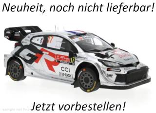 Toyota GR Yaris Rally1, Rally Portugal, 2025, #17, S.Ogier/V.Landais IXO 1:18 Metallmodell (Türen/Hauben nicht zu öffnen!) Liefertermin nicht bekannt