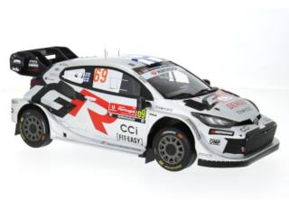 Toyota GR Yaris Rally1, Rally Portugal, 2025, #69, K.Rovanperä/J.Halttunen IXO 1:18 Metallmodell (Türen/Hauben nicht zu öffnen!)