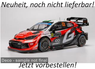 Toyota GR Yaris Rally1, Rallye Monte Carlo, 2026, #33, E.Evans/S.Martin IXO 1:18 Metallmodell (Türen/Hauben nicht zu öffnen!)  Liefertermin nicht bekannt