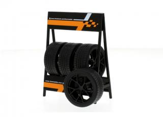 Zubehör RS3 Wheels, matt-schwarz, Set of 4 Wheels IXO 1:18 Metallmodell (Türen/Hauben nicht zu öffnen!)