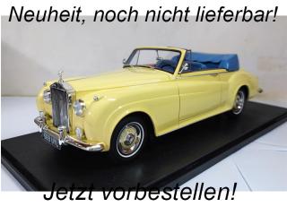 Rolls Royce Silver Cloud DHC Ivory 60-62 Cult Scale Models 1:18 Resinemodell (Türen, Motorhaube... nicht zu öffnen!)  Disponible à partir du 4. trimestre 2025