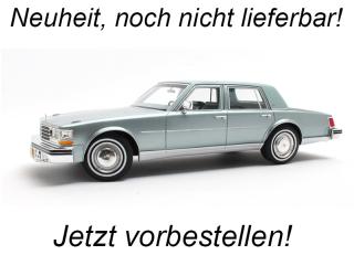 Cadillac Seville blue metallic 1976 Cult Scale Models 1:18 Resinemodell (Türen, Motorhaube... nicht zu öffnen!) Date de parution inconnue