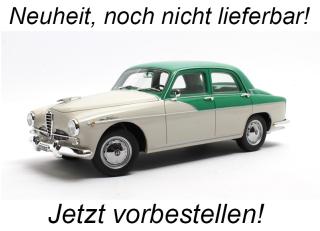 Alfa Romeo 1900 Super Berlina green/white 1958 Cult Scale Models 1:18 Resinemodell (Türen, Motorhaube... nicht zu öffnen!) Liefertermin nicht bekannt