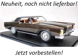 Lincoln Cont. Mark III brown met. 1971 Cult Scale Models 1:18 Resinemodell (Türen, Motorhaube... nicht zu öffnen!)
