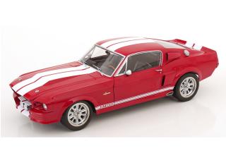 Ford Mustang Shelby GT500 Eleanor 1967 rot/weiß  KK-Scale 1:12 Metallmodell