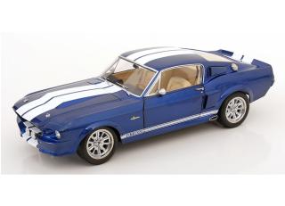 Ford Mustang Shelby GT500 Eleanor 1967 blaumetallic/weiß KK-Scale 1:12 Metallmodell